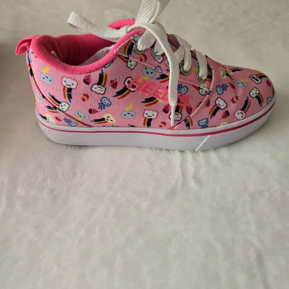 Pink Heelys Girls Shoes Size 2 - Picture 4 of 11